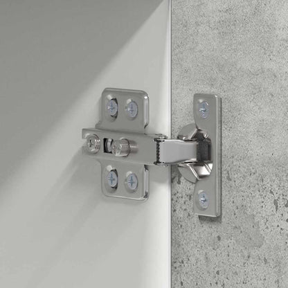 Hanging Cabinet Concrete Grey and White 50 x 31 x 100 cm