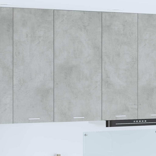 Hanging Cabinet Concrete Grey and White 50 x 31 x 100 cm