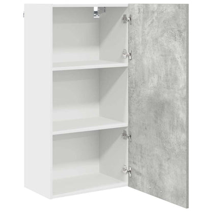 Hanging Cabinet Concrete Grey and White 50 x 31 x 100 cm
