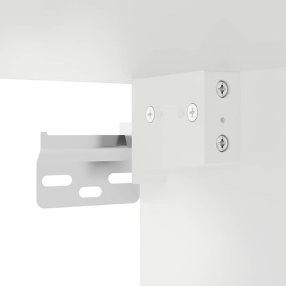 Hanging Cabinet White 80 x 31 x 100 cm Engineered Wood