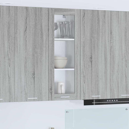 Hanging Cabinet Grey Sonoma 40 x 31 x 100 cm Engineered Wood