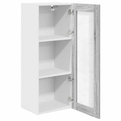 Hanging Cabinet Grey Sonoma 40 x 31 x 100 cm Engineered Wood