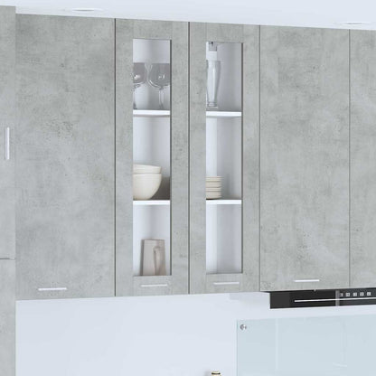 Hanging Cabinet Concrete Grey 60 x 31 x 100 cm Engineered Wood