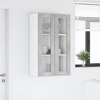 Hanging Cabinet Concrete Grey 60 x 31 x 100 cm Engineered Wood