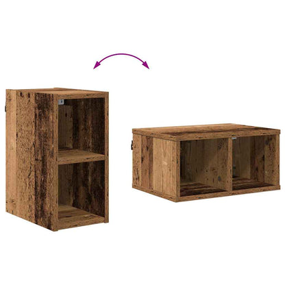 Hanging Cabinet Old Wood 20 x 29.5 x 40 cm Engineered Wood