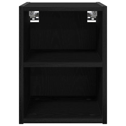 Hanging Cabinet Black Oak 30 x 29.5 x 40 cm Engineered Wood