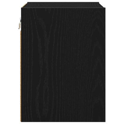 Hanging Cabinet Black Oak 30 x 29.5 x 40 cm Engineered Wood