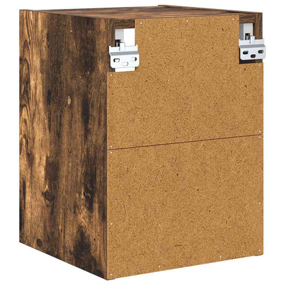 Hanging Cabinet Smoked Oak 30 x 29.5 x 40 cm Engineered Wood