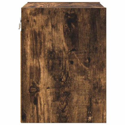 Hanging Cabinet Smoked Oak 30 x 29.5 x 40 cm Engineered Wood