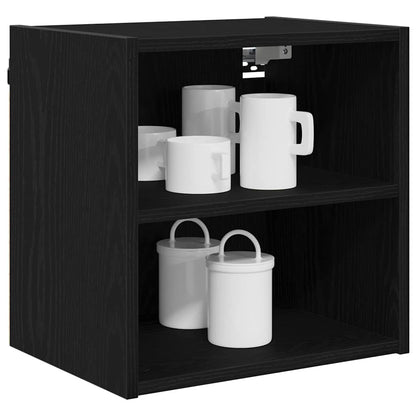 Hanging Cabinet Black Oak 40 x 29.5 x 40 cm Engineered Wood