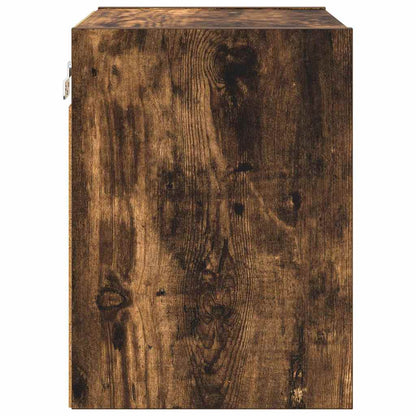Hanging Cabinet Smoked Oak 40 x 29.5 x 40 cm Engineered Wood