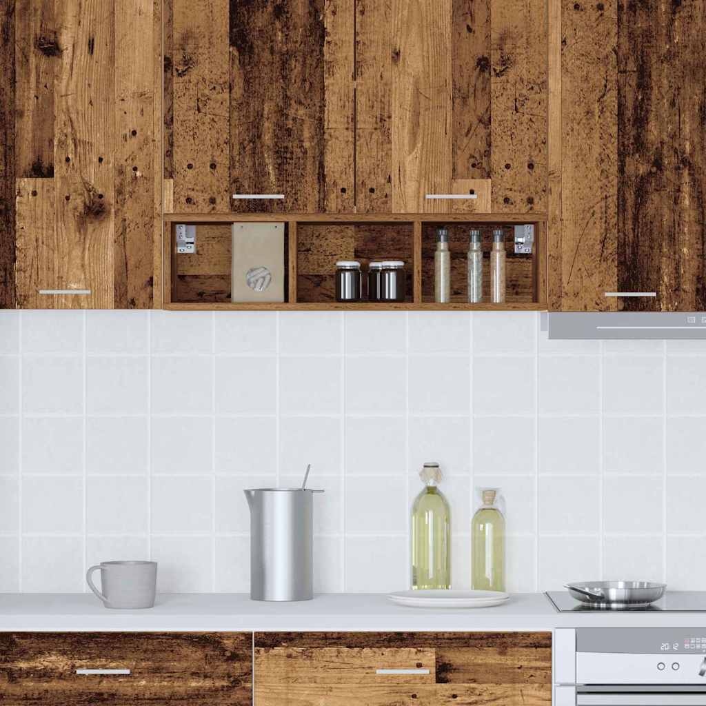 Hanging Cabinet Old Wood 20 x 29.5 x 80 cm Engineered Wood