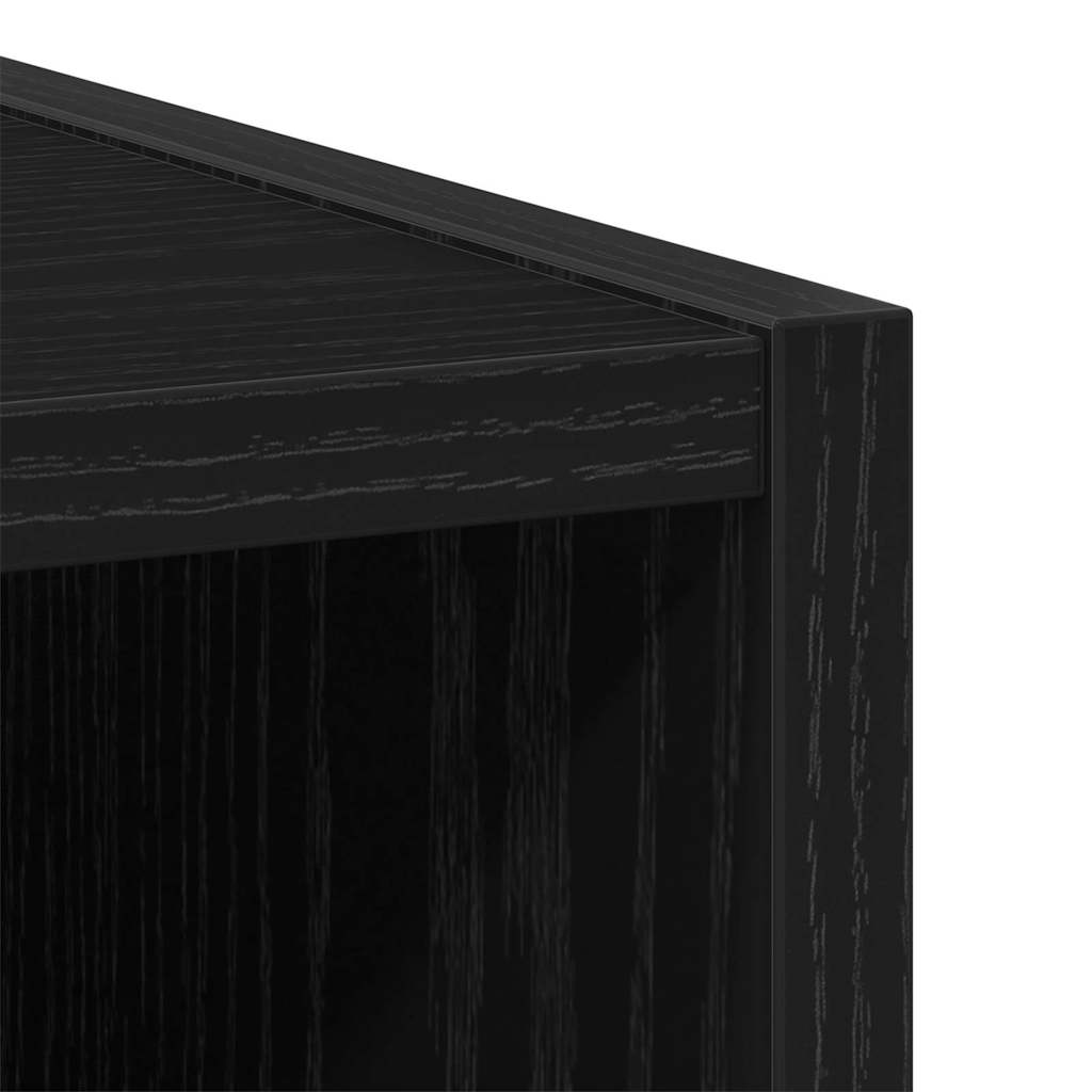 Hanging Cabinet Black Oak 30 x 29.5 x 80 cm Engineered Wood
