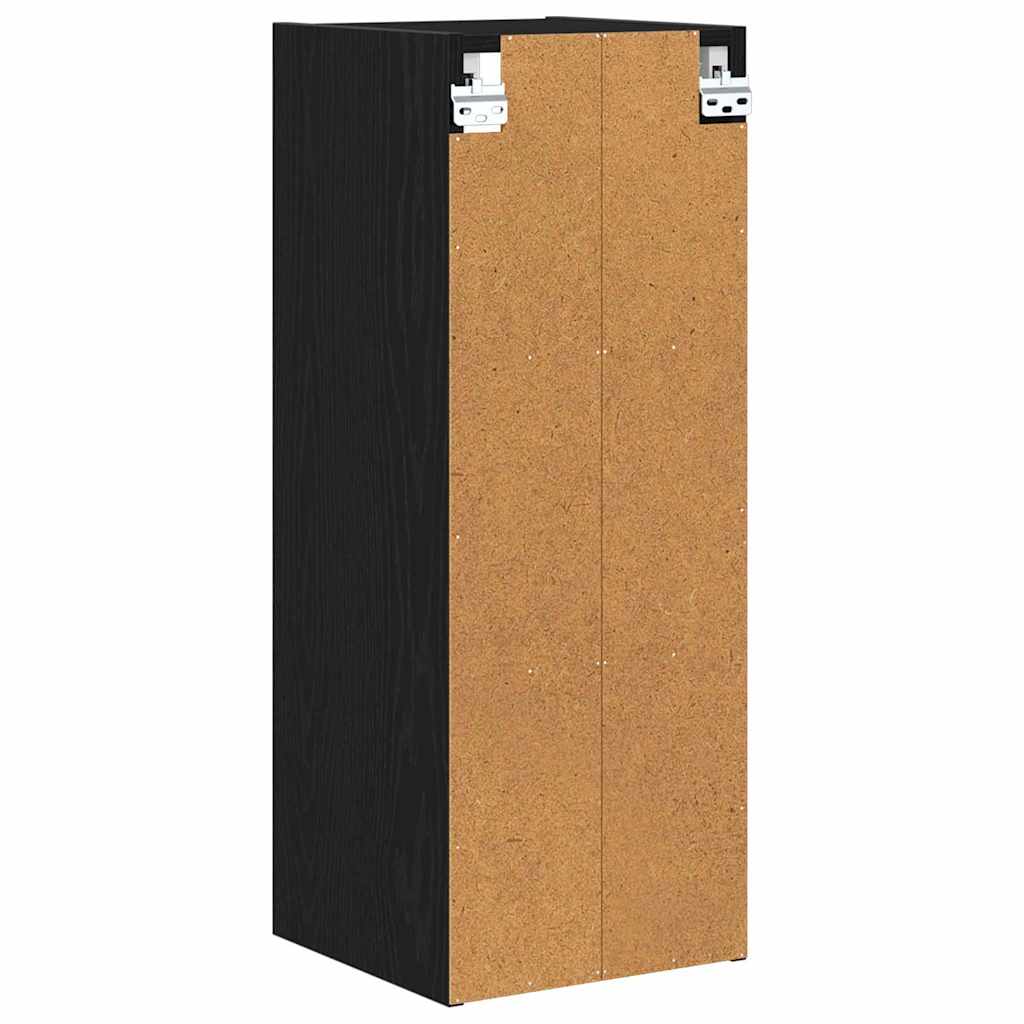 Hanging Cabinet Black Oak 30 x 29.5 x 80 cm Engineered Wood