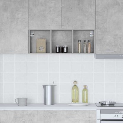 Hanging Cabinet Concrete Grey 30 x 29.5 x 80 cm Engineered Wood