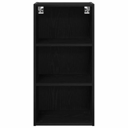 Hanging Cabinet Black Oak 40 x 29.5 x 80 cm Engineered Wood