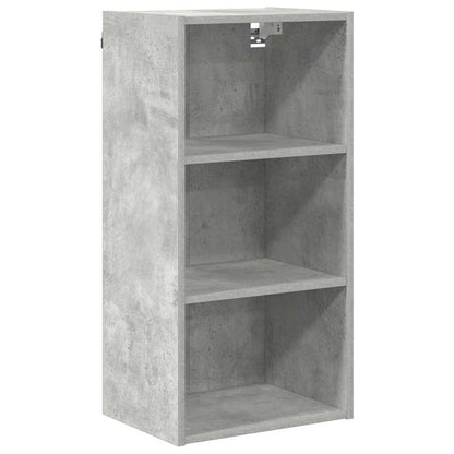 Hanging Cabinet Concrete Grey 40 x 29.5 x 80 cm Engineered Wood