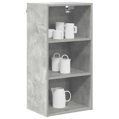 Hanging Cabinet Concrete Grey 40 x 29.5 x 80 cm Engineered Wood
