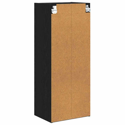 Hanging Cabinet Black Oak 40 x 29.5 x 100 cm Engineered Wood