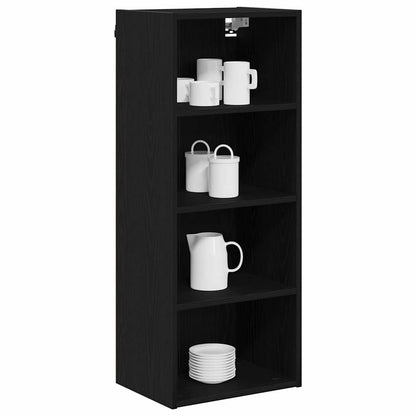 Hanging Cabinet Black Oak 40 x 29.5 x 100 cm Engineered Wood