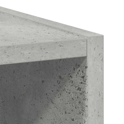 Hanging Cabinet with Storage Concrete Grey 40 x 29.5 x 100 cm