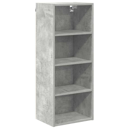 Hanging Cabinet with Storage Concrete Grey 40 x 29.5 x 100 cm