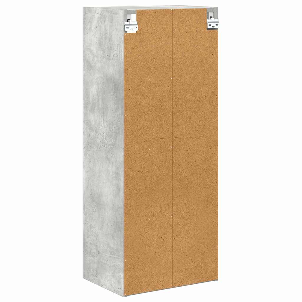 Hanging Cabinet with Storage Concrete Grey 40 x 29.5 x 100 cm