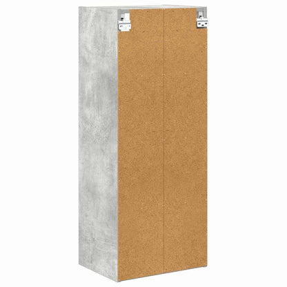 Hanging Cabinet with Storage Concrete Grey 40 x 29.5 x 100 cm
