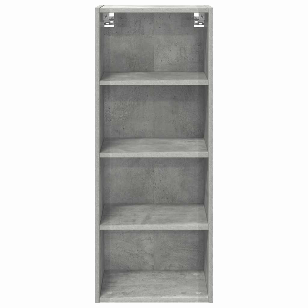 Hanging Cabinet with Storage Concrete Grey 40 x 29.5 x 100 cm