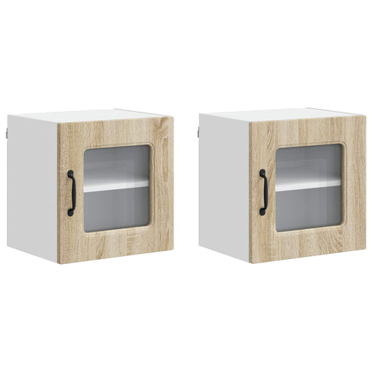 Dishwasher Panel Kalmar 2 pcs Sonoma Oak Engineered Wood