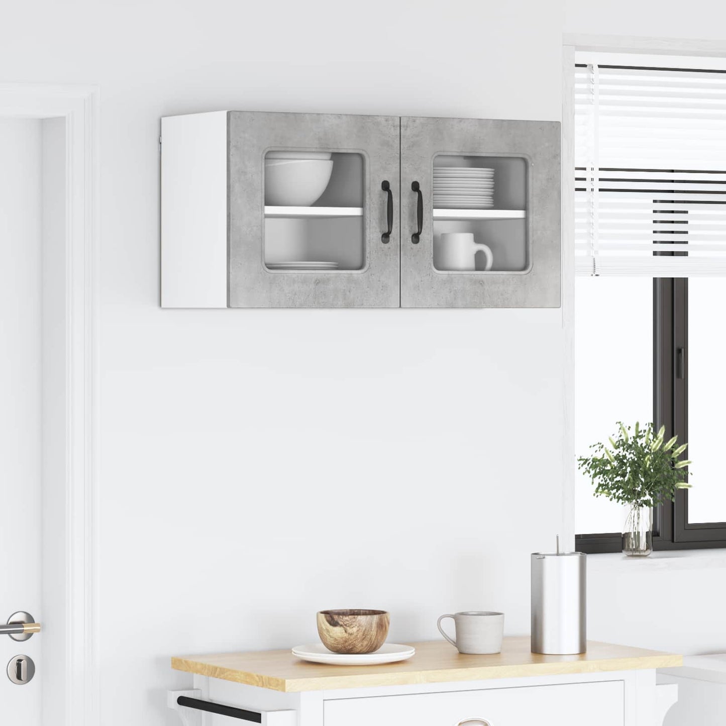 Dishwasher Panel Kalmar 2 pcs Concrete Grey 40 x 31 x 40 cm