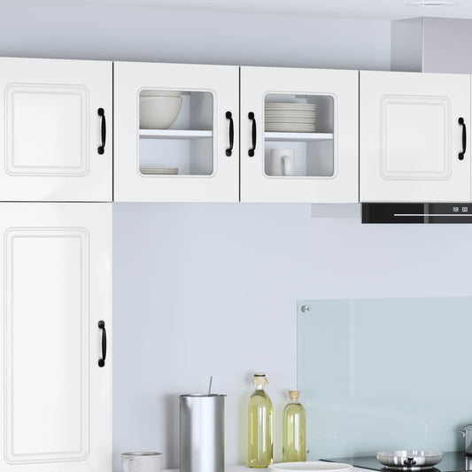 Dishwasher Panel Kalmar 2 pcs High Gloss White Engineered Wood