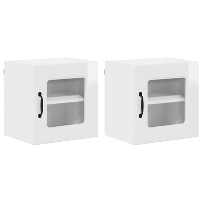 Dishwasher Panel Kalmar 2 pcs High Gloss White 40 x 31 x 40 cm