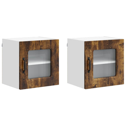Dishwasher Panel Kalmar 2 pcs Smoked Oak 40 x 31 x 40 cm