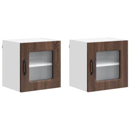 Dishwasher Panel Kalmar 2 pcs Brown Oak 40 x 31 x 40 cm