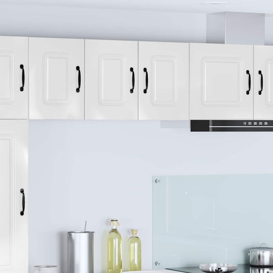 Dishwasher Panel Kalmar 2 pcs High Gloss White Engineered Wood