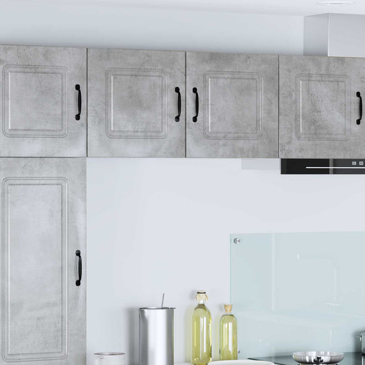 Dishwasher Panel Kalmar 2 pcs Concrete Grey Engineered Wood