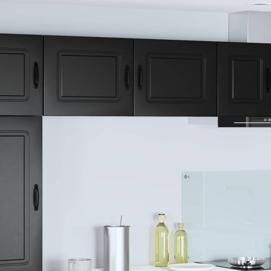 Dishwasher Panel Kalmar 2 pcs Black Engineered Wood