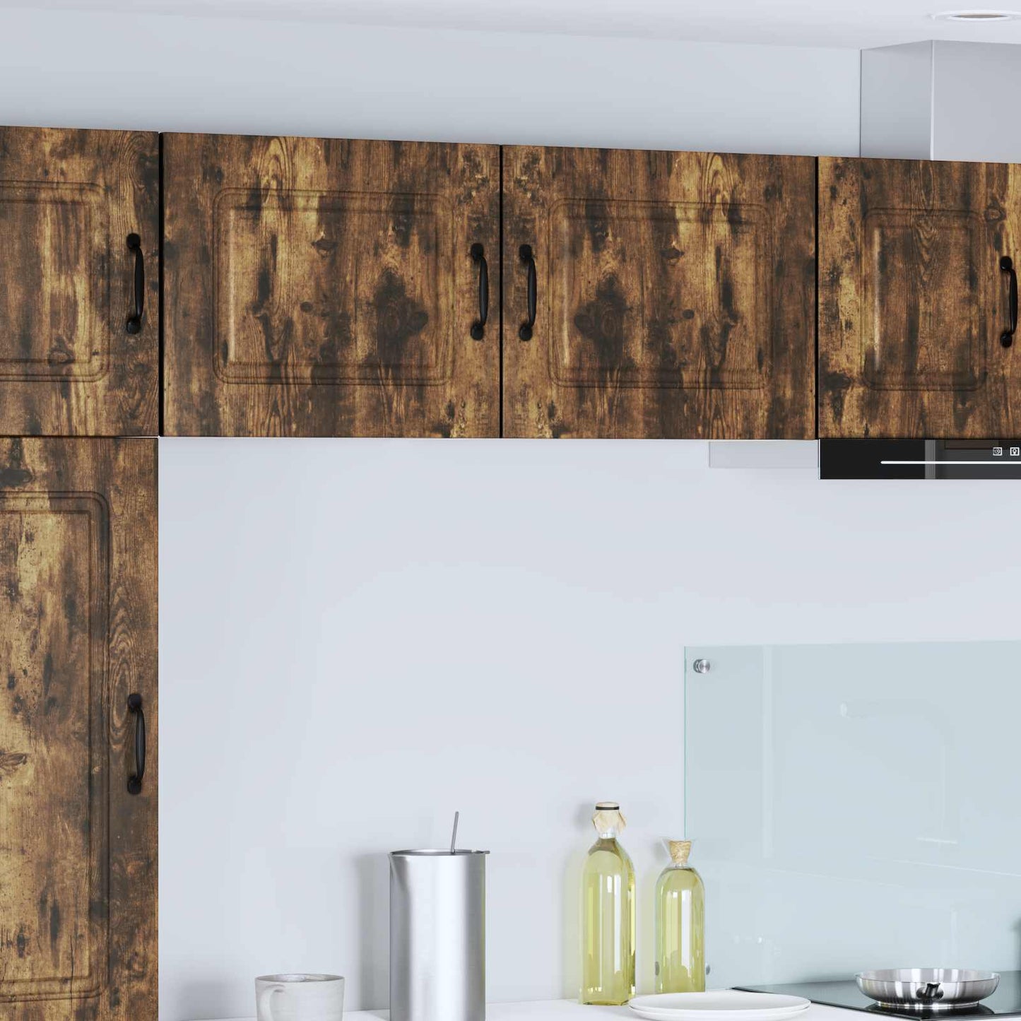 Dishwasher Panel Kalmar 2 pcs Smoked Oak 50 x 31 x 40 cm