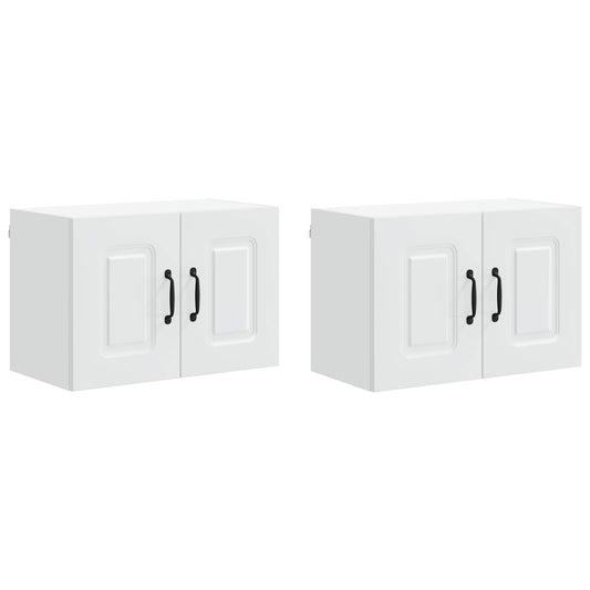 Dishwasher Panel Kalmar 2 pcs White Engineered Wood