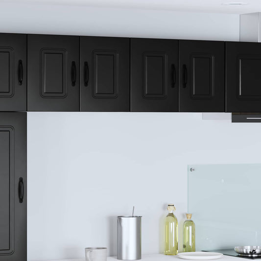 Dishwasher Panel Kalmar 2 pcs Black Engineered Wood