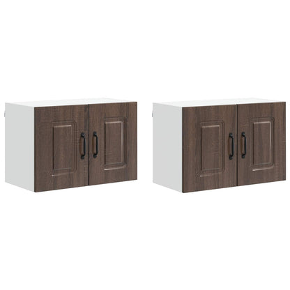 Dishwasher Panel Kalmar 2 pcs Brown Oak 60 x 31 x 40 cm