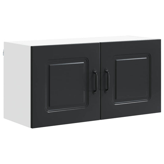 Dishwasher Panel Kalmar Black 80 x 31 x 40 cm Engineered Wood