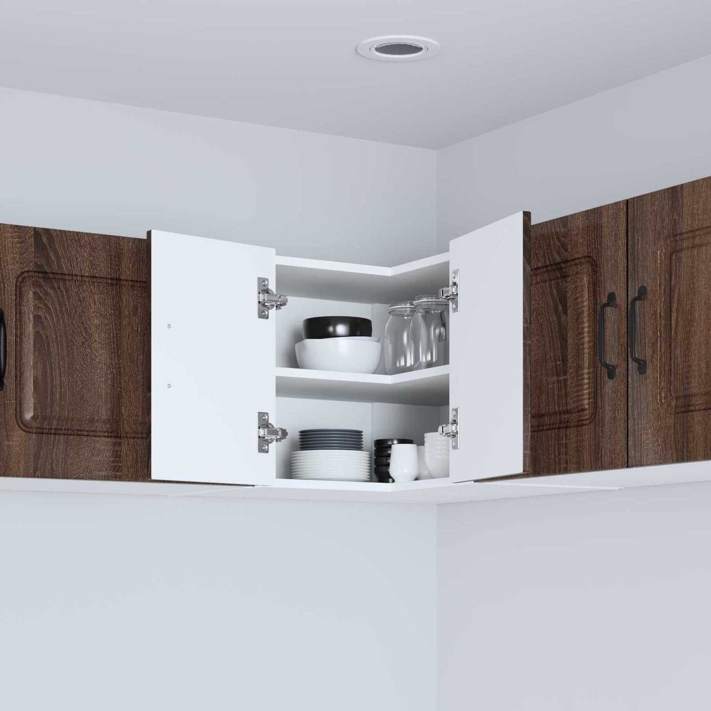 Dishwasher Panel Kalmar Brown Oak 57 x 57 x 40 cm