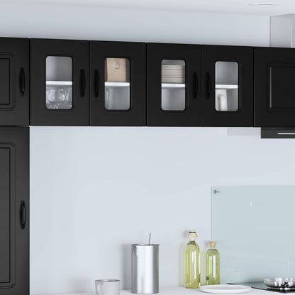 Dishwasher Panel Kalmar Black 60 x 31 x 40 cm Engineered Wood