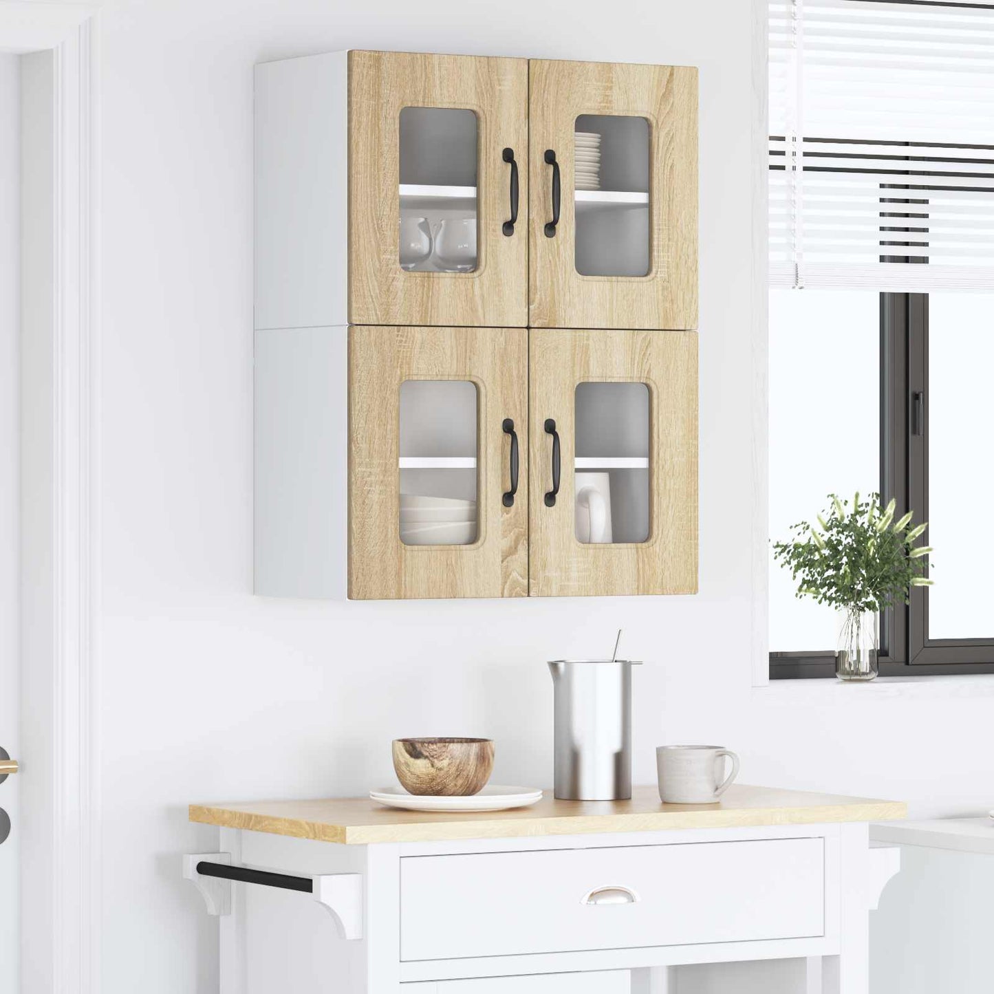 Dishwasher Panel Kalmar 2 pcs Sonoma Oak 60 x 31 x 40 cm