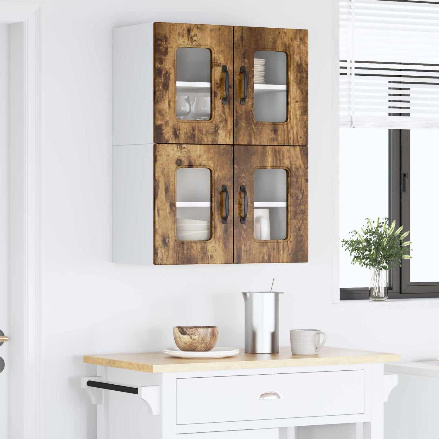 Dishwasher Panel Kalmar 2 pcs Smoked Oak 60 x 31 x 40 cm