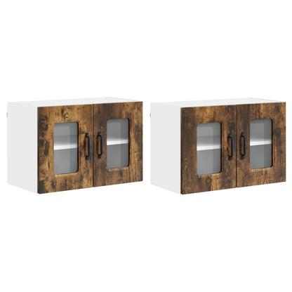Dishwasher Panel Kalmar 2 pcs Smoked Oak 60 x 31 x 40 cm
