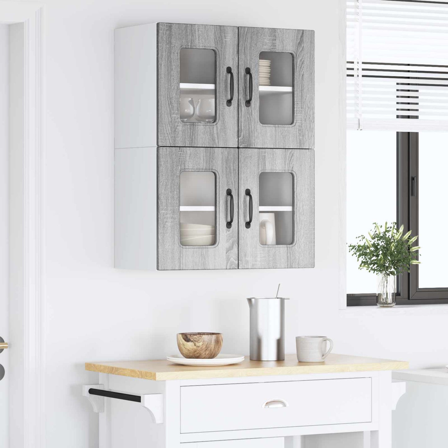 Dishwasher Panel Kalmar 2 pcs Grey Sonoma 60 x 31 x 40 cm