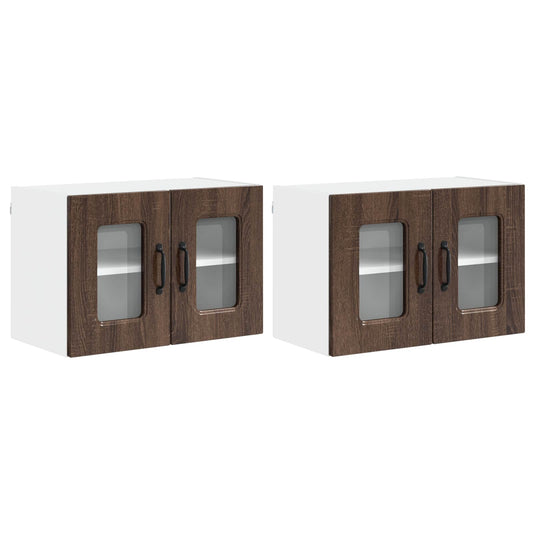 Dishwasher Panel Kalmar 2 pcs Brown Oak Engineered Wood
